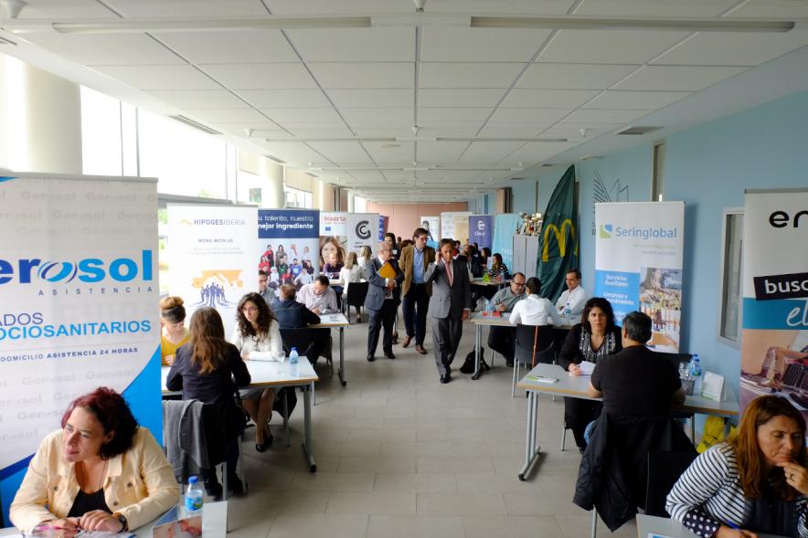 Jordanas de Empleo 2018 - Visita del alcalde a las jornadas.