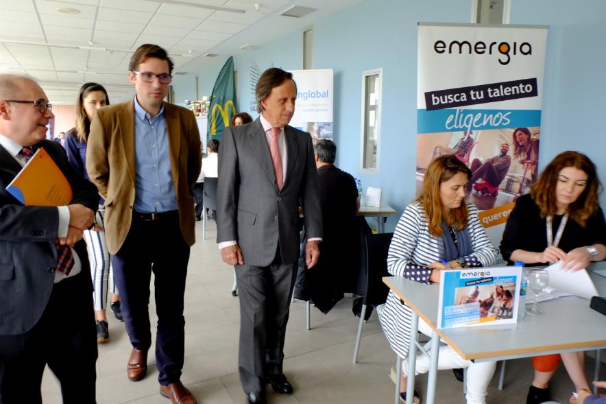Jordanas de Empleo 2018 - Visita del alcalde a las jornadas de empleo.