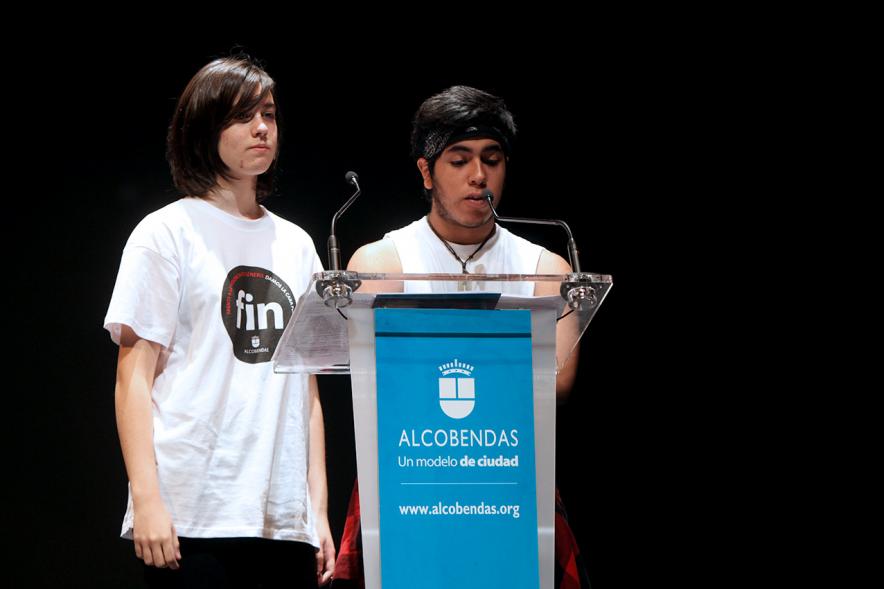 VI Jornadas Alcobendas por un Futuro sin Violencia -  Lectura del manifiesto.