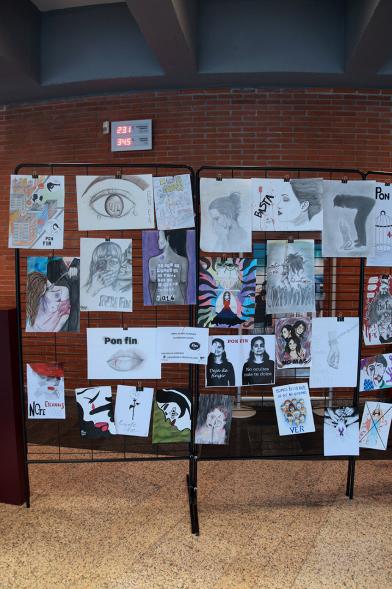 VI Jornadas Alcobendas por un Futuro sin Violencia -  Dibujos por las jornadas.