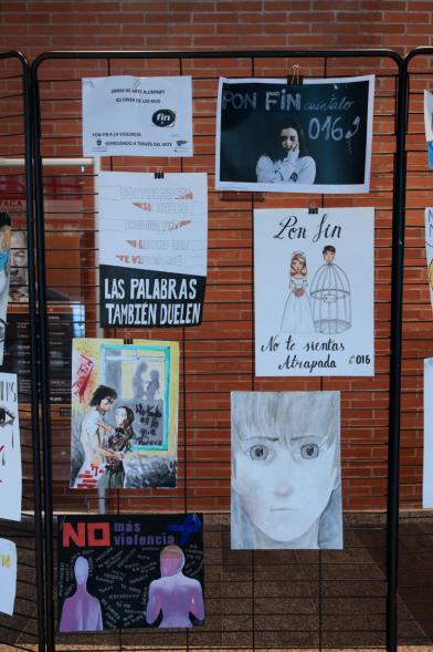 VI Jornadas Alcobendas por un Futuro sin Violencia -  Dibujos por las jornadas.