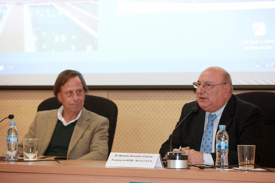 Inauguración de las Jornadas sobre Alcoholismo -  Los ponentes.