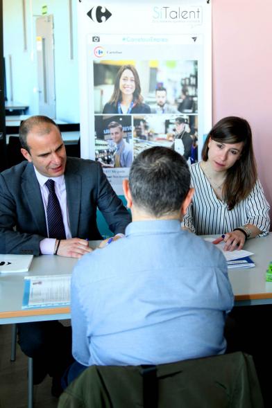 Entrevistadores y candidato – 2019