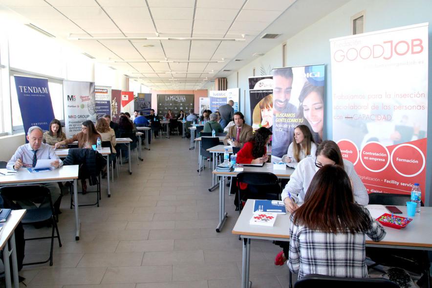 Vista general del evento de entrevistadores y candidatos – 2019