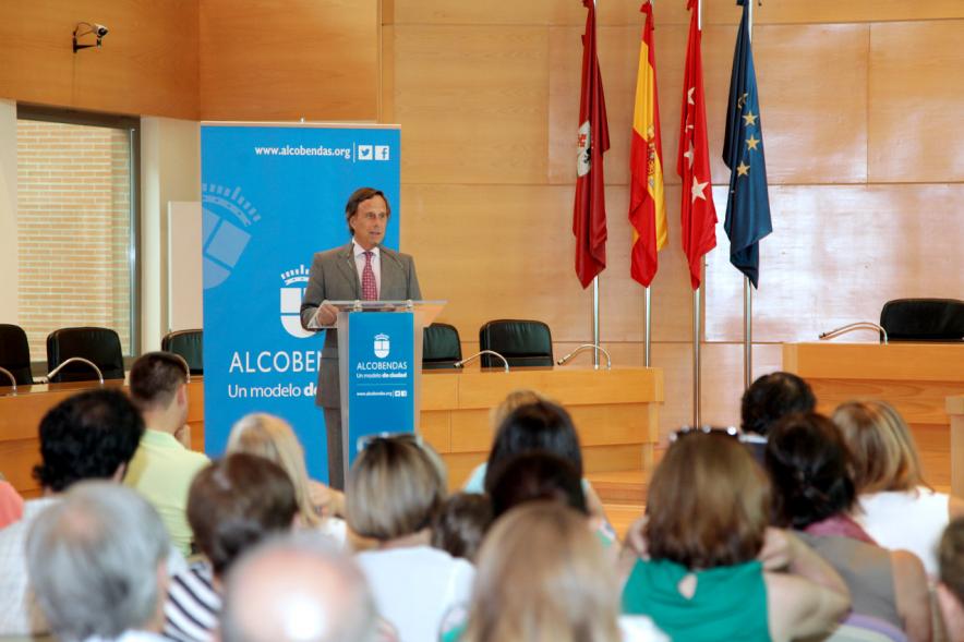 Discurso. Alcalde Ignacio de Vinuesa.