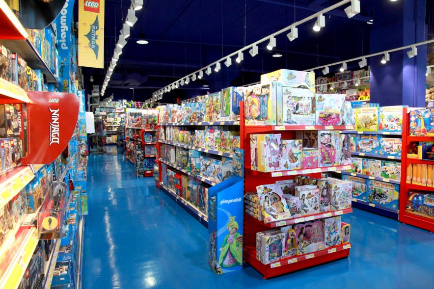 Visita a Juguettos - Panorámica de la tienda.