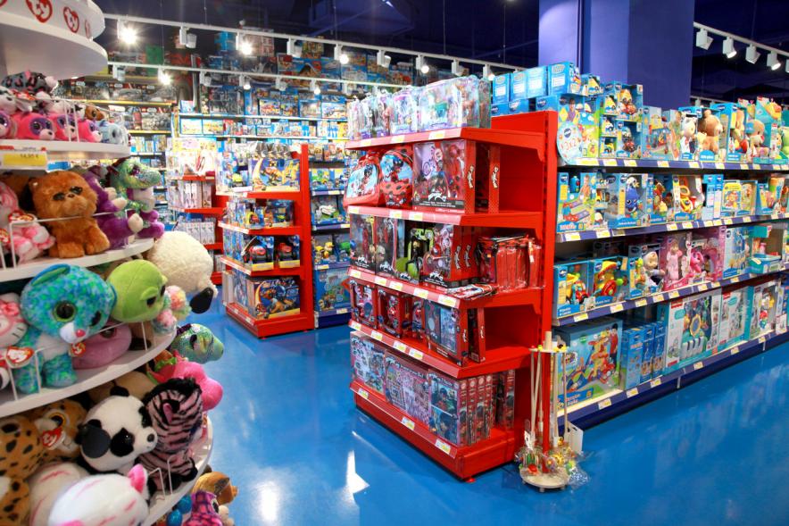 Visita a Juguettos - Panorámica de la tienda.