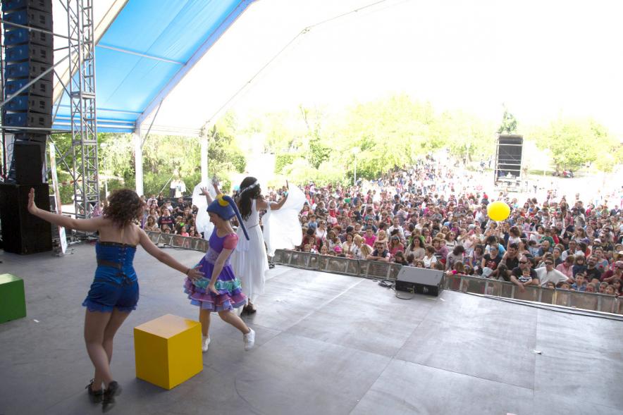 Actrices en el escenario