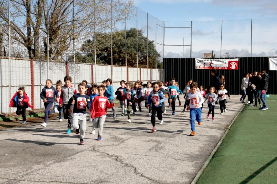 Carrera Kilómetros de Solidaridad Colegio Base - Imagen de la carrera infantil.