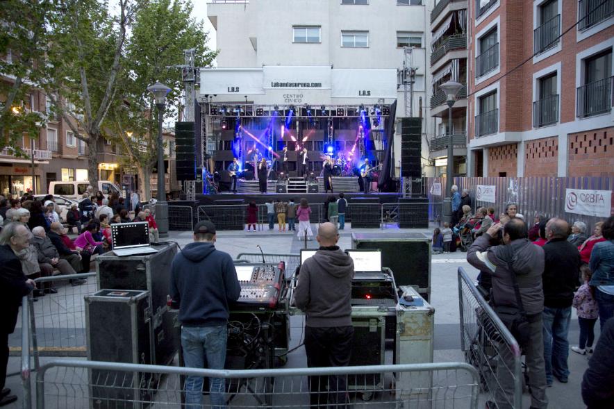 Orquesta durante el evento