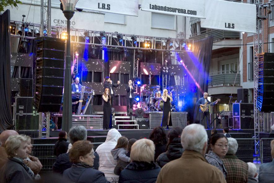 Orquesta durante la actuación