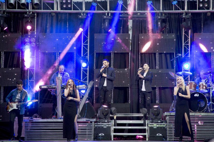 Orquesta durante el evento