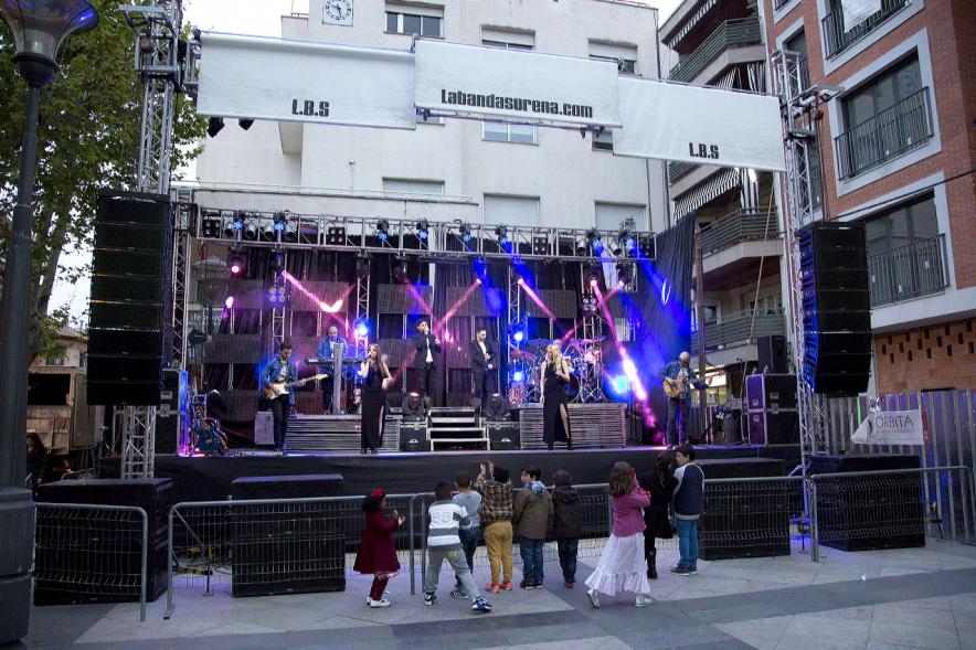 Orquesta durante el evento
