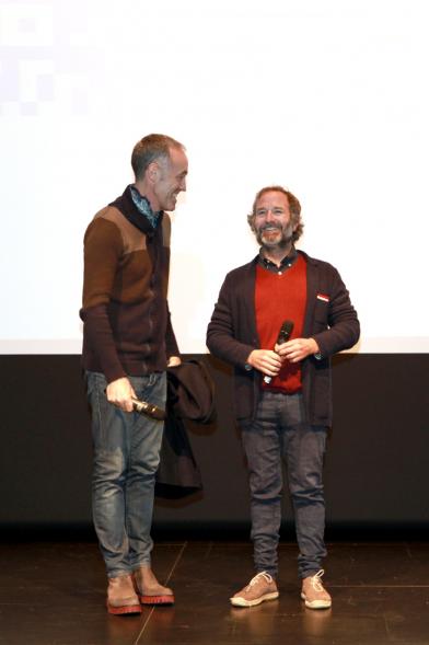 Preestreno de la Película "Las Furias" en el Centro de Arte - Los directores.