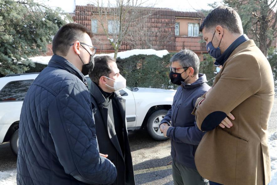 Alcalde Rafael Sánchez, técnicos y autoridades – 2021