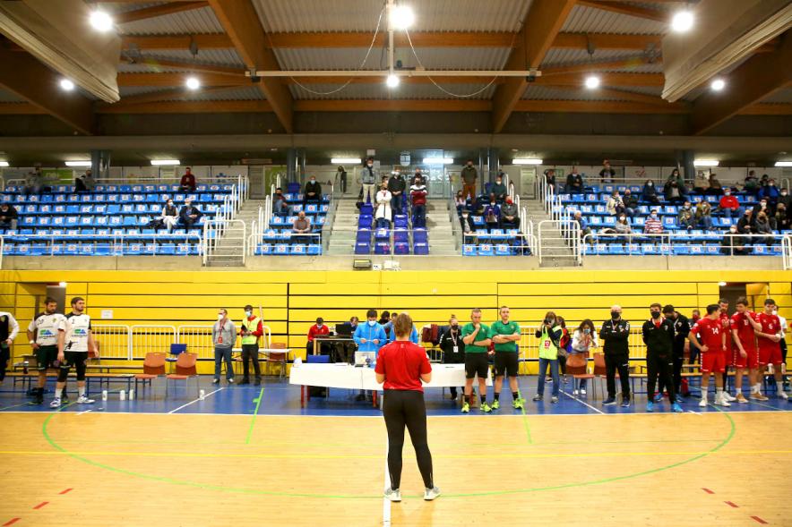 Lectura de Manifiesto contra la Violencia del Club Balonmano