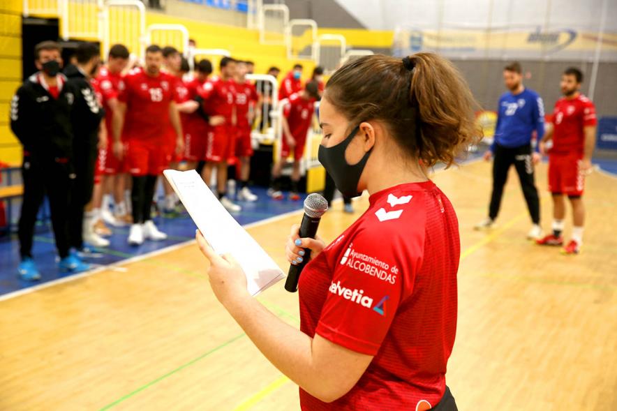 Lectura de Manifiesto contra la Violencia del Club Balonmano
