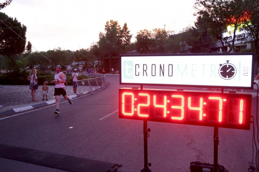 7ª Legua Nocturna Zagros - Cronómetro de la carrera.