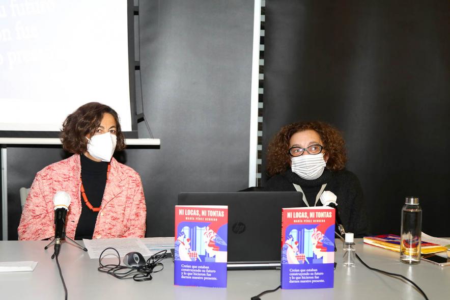 María Pérez Herrero en la Presentación de su Libro Ni Locas Ni Tontas -2020