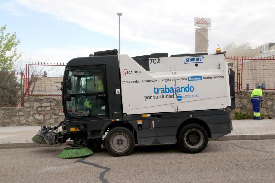 Trabajadores de limpieza. Visita a Limpieza del Polígono Industrial - 2021