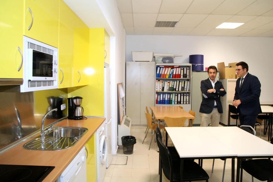Dotaciones de servicio en el local de formación