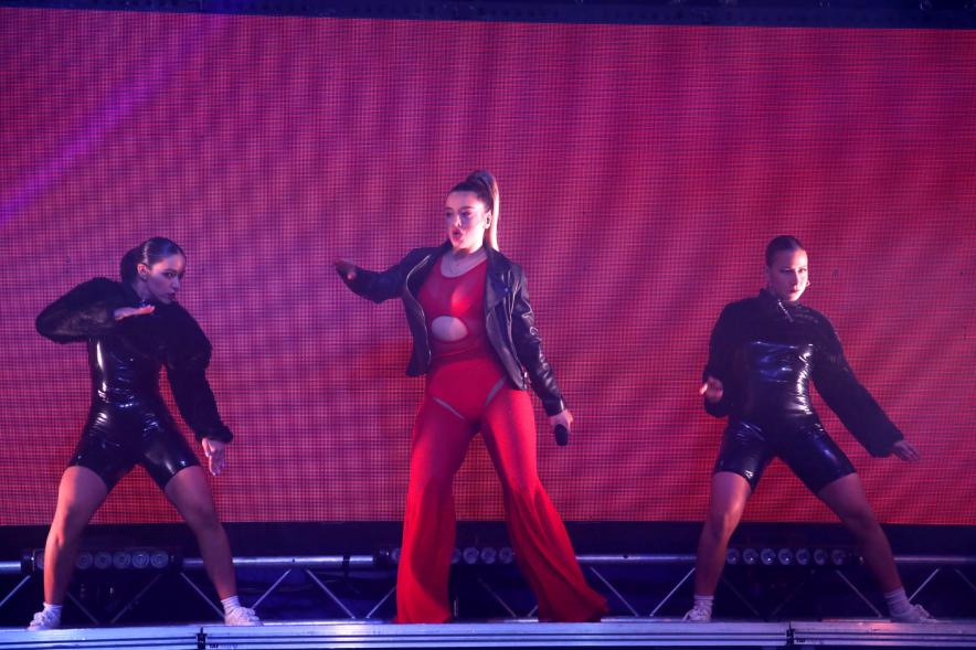 Momento de la coreografía