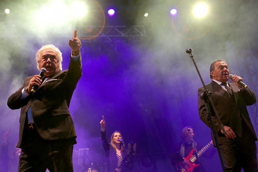 Momento de la actuación musical