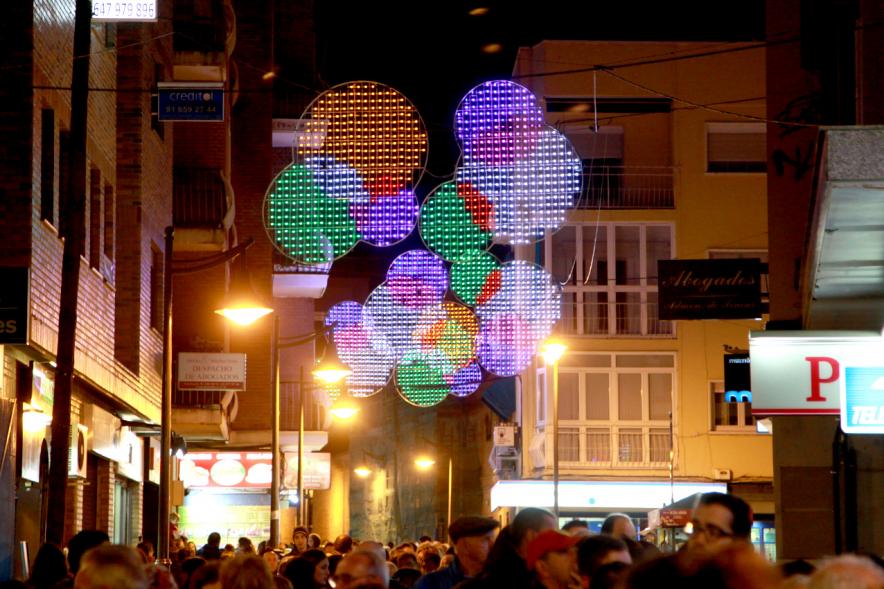 Encendido de Luces de Navidad 2016 - Imagen de luces de Navidad ya encendidas.