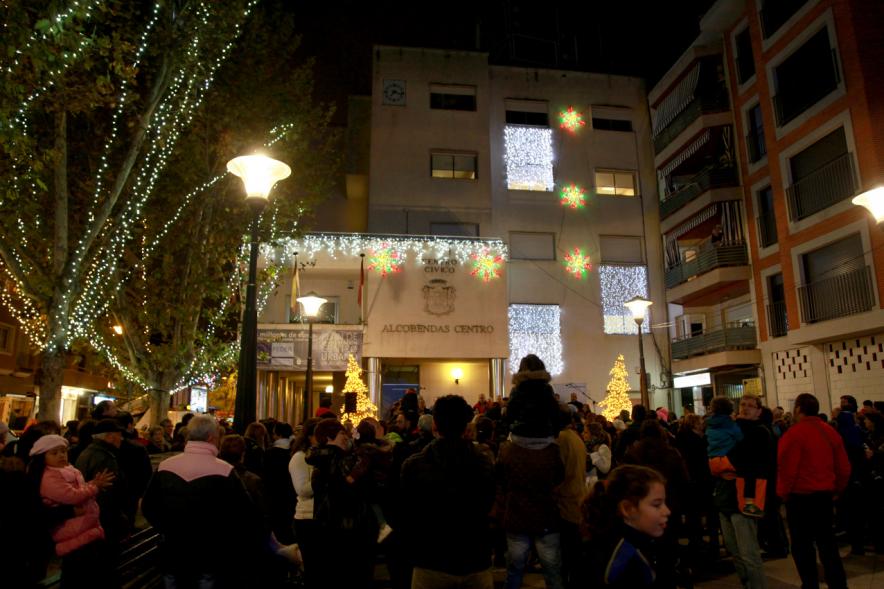 Encendido de Luces de Navidad 2016 - Imagen de luces de Navidad ya encendidas.