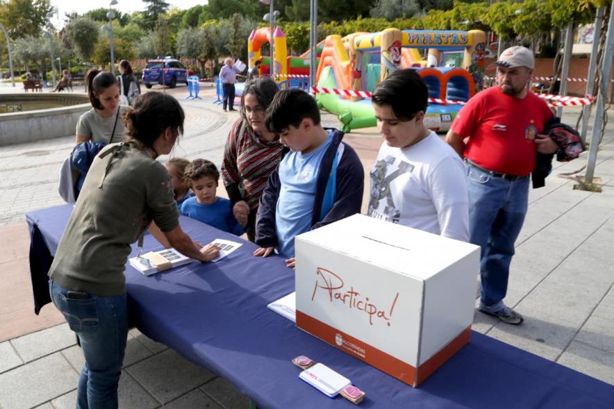 Proceso Participativo de la Elección de Luces de Navidad - Grupo de participantes.