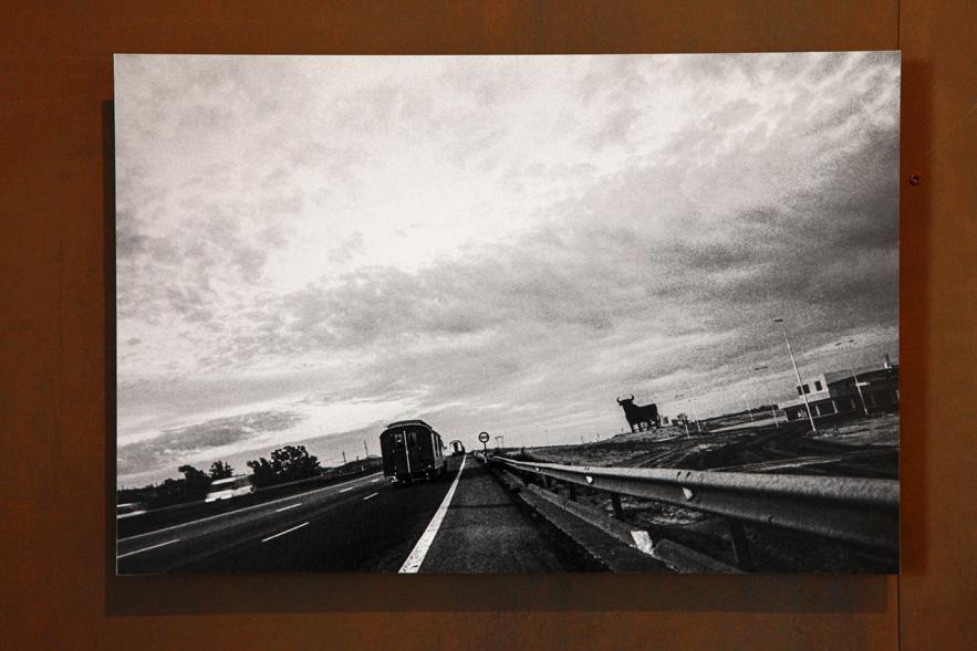 Inauguración Exposición "El Cielo de Manuel Capón Mauriz - Una de las obras.