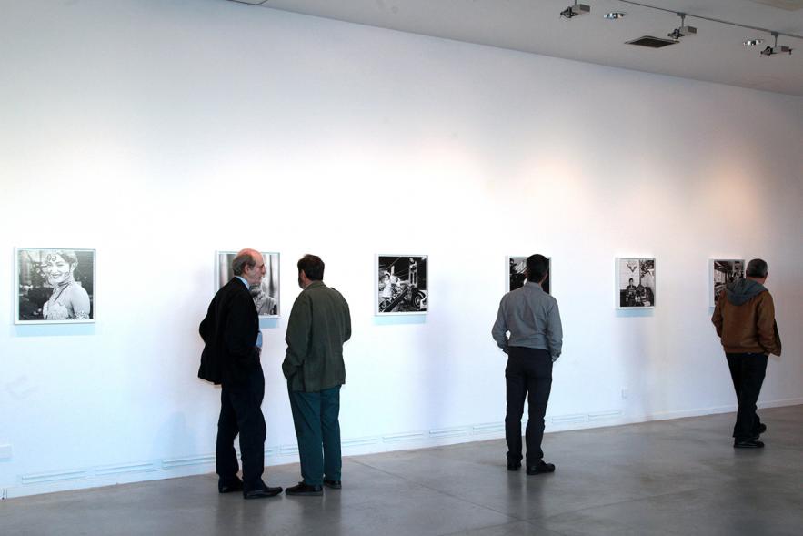 Inauguración Exposición "El Cielo de Manuel Capón Mauriz - Asistentes a la exposición.