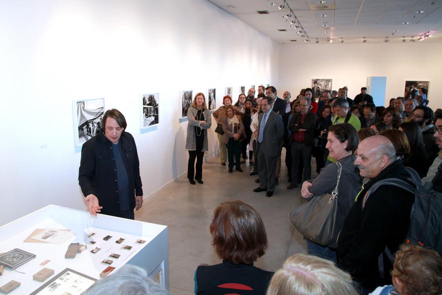 Inauguración Exposición "El Cielo de Manuel Capón Mauriz - El autor repasa su obra.