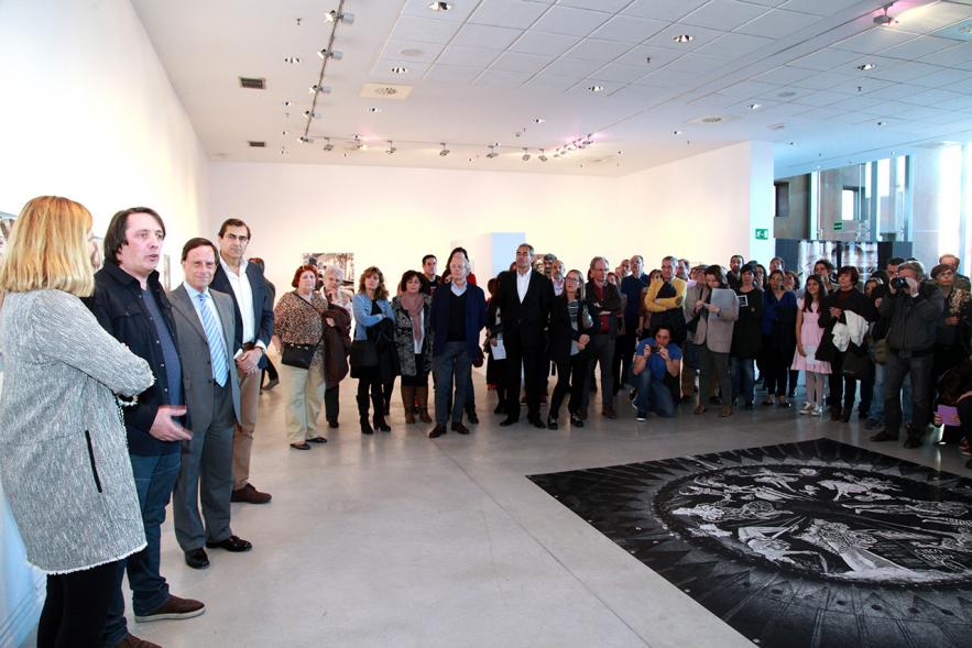Inauguración Exposición "El Cielo de Manuel Capón Mauriz - Panorámica de los asitentes.