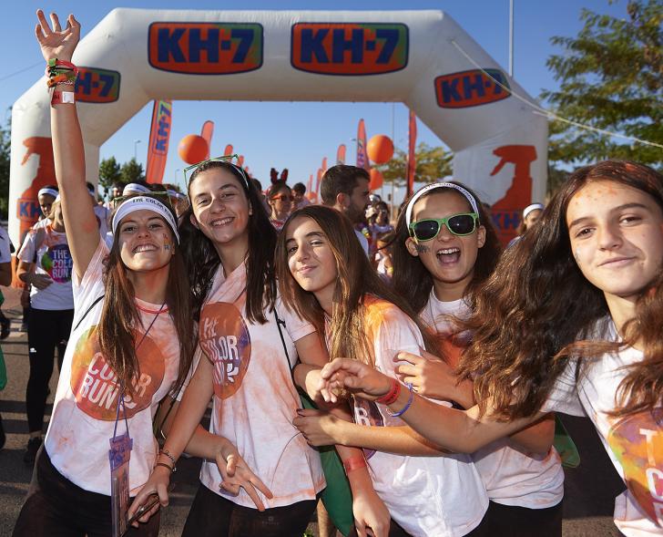 Carrera Color Run - Imagen participantes en la carrera.