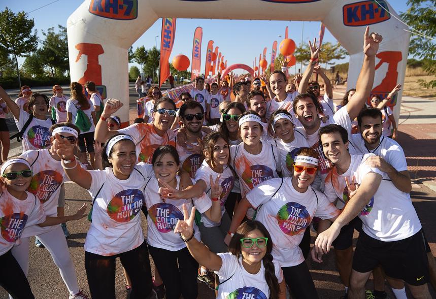 Carrera Color Run - Imagen de participantes en la carrera.