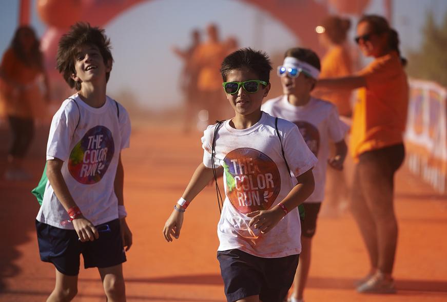 Carrera Color Run - Imagen de participantes en la carrera.