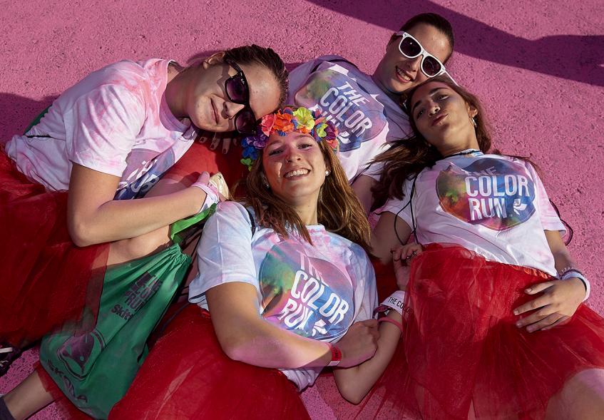 Carrera Color Run - Imagen de participantes en la carrera.