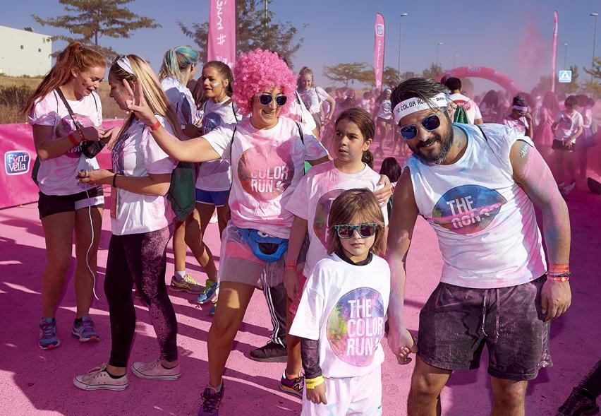 Carrera Color Run - Imagen de participantes en la carrera.