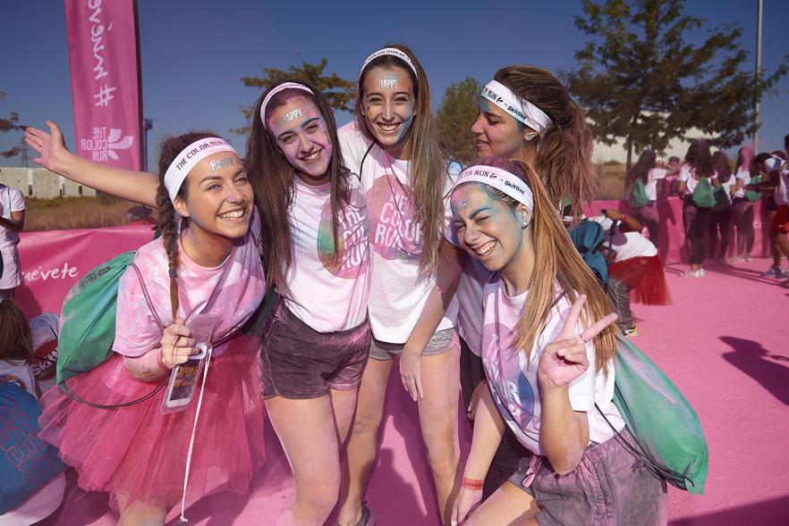 Carrera Color Run - Imagen de participantes en la carrera.