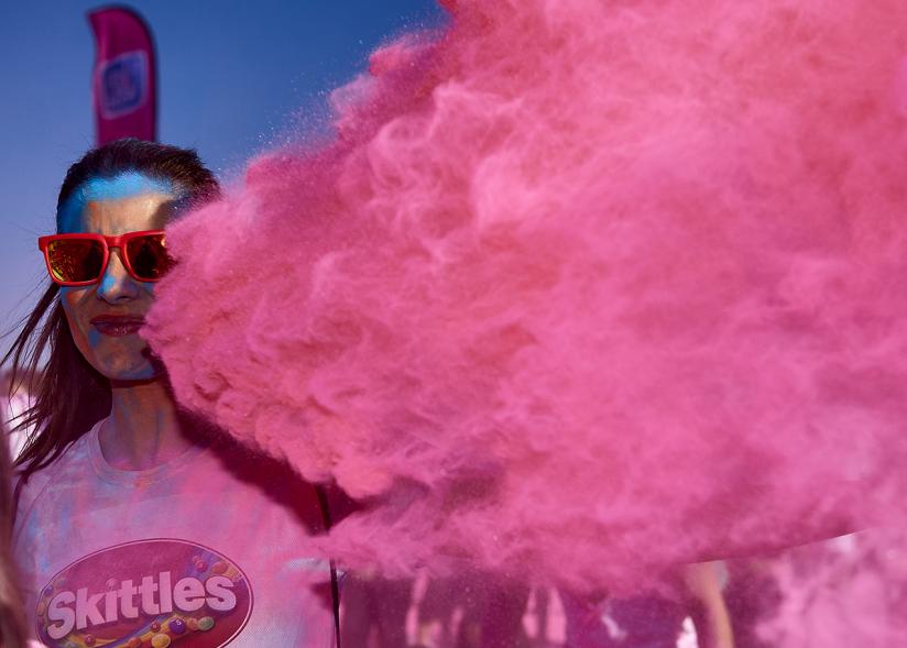 Carrera Color Run - Imagen de participantes en la carrera.