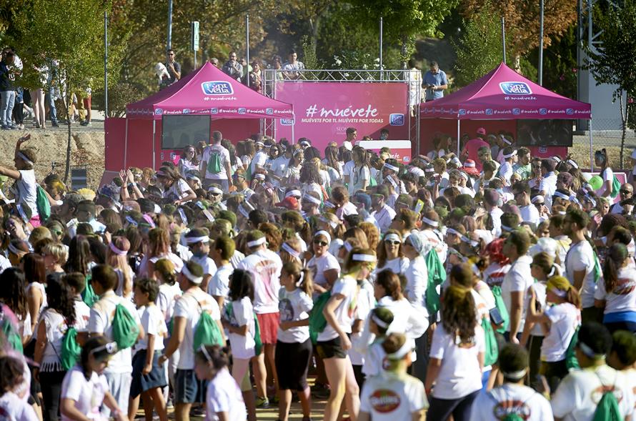 Carrera Color Run - Imagen de participantes en la carrera.