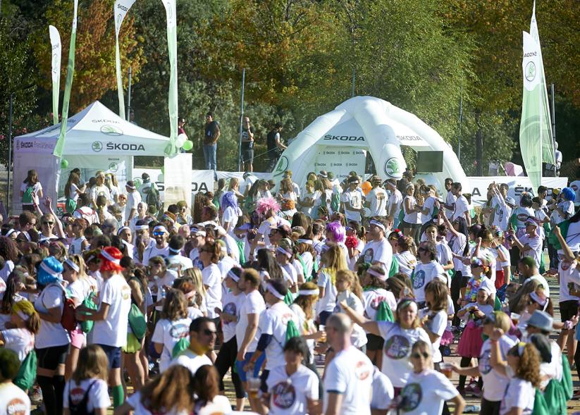 Carrera Color Run - Imagen de participantes en la carrera.