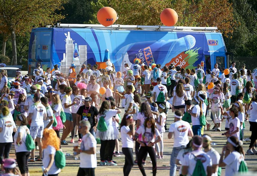Carrera Color Run - Imagen de participantes en la carrera.