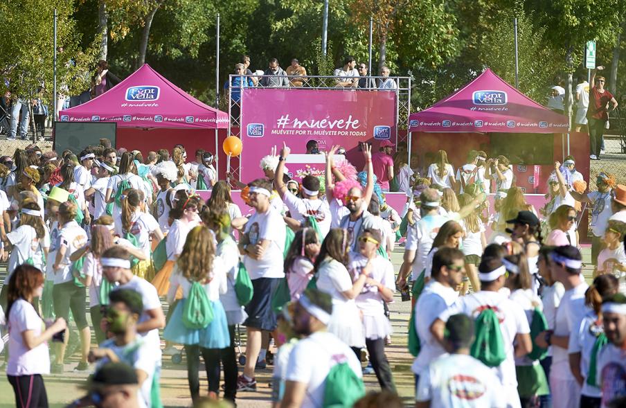 Carrera Color Run - Imagen de participantes en la carrera.