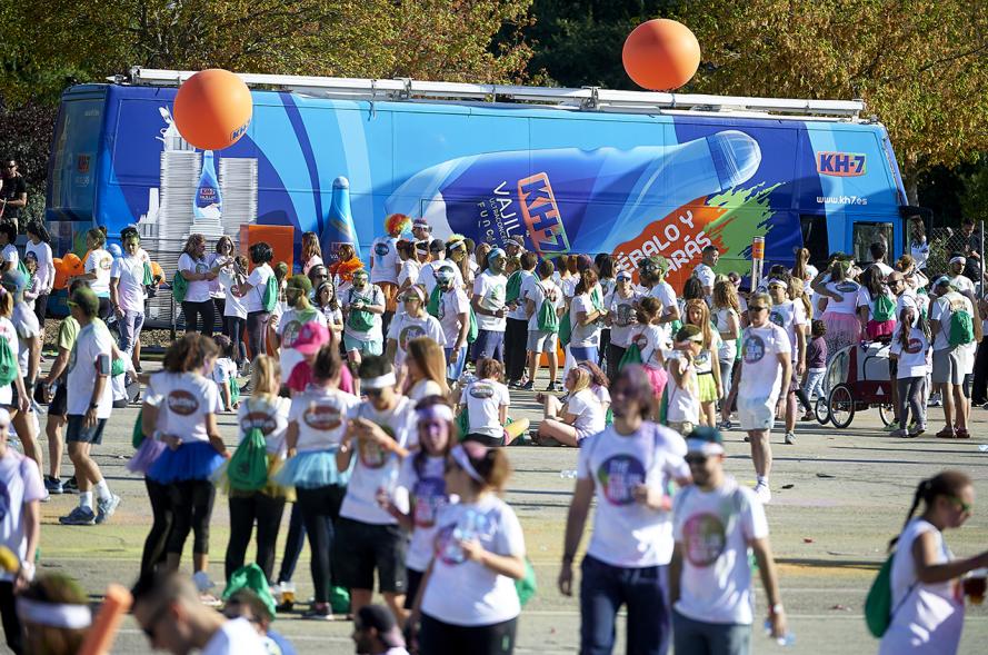 Carrera Color Run - Imagen de participantes en la carrera.