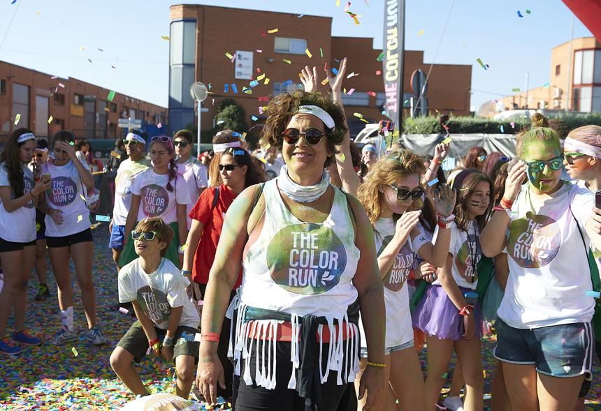 Carrera Color Run - Imagen de participantes en la carrera.