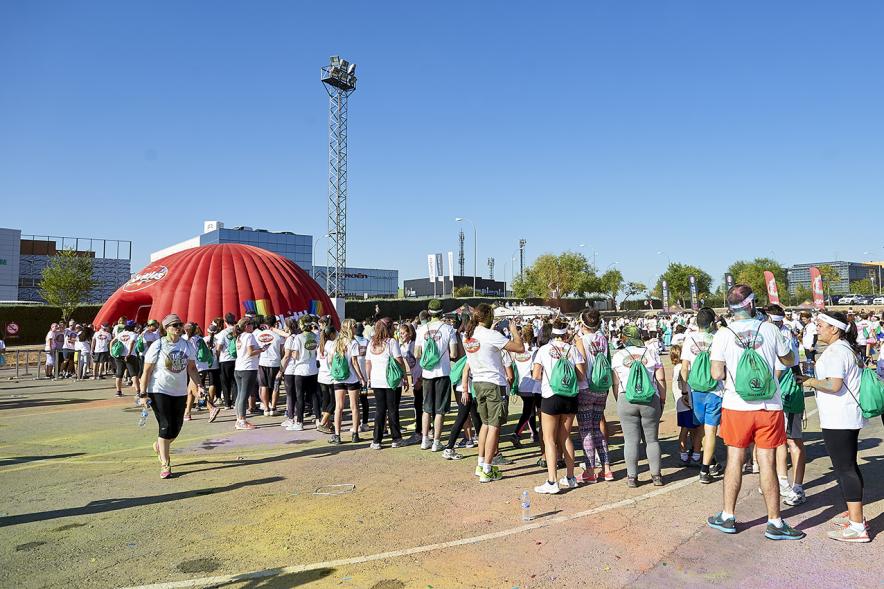Carrera Color Run - Imagen de participantes en la carrera.