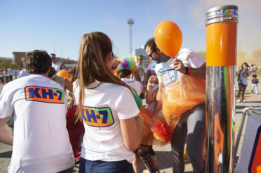 Carrera Color Run - Imagen de participantes en la carrera.