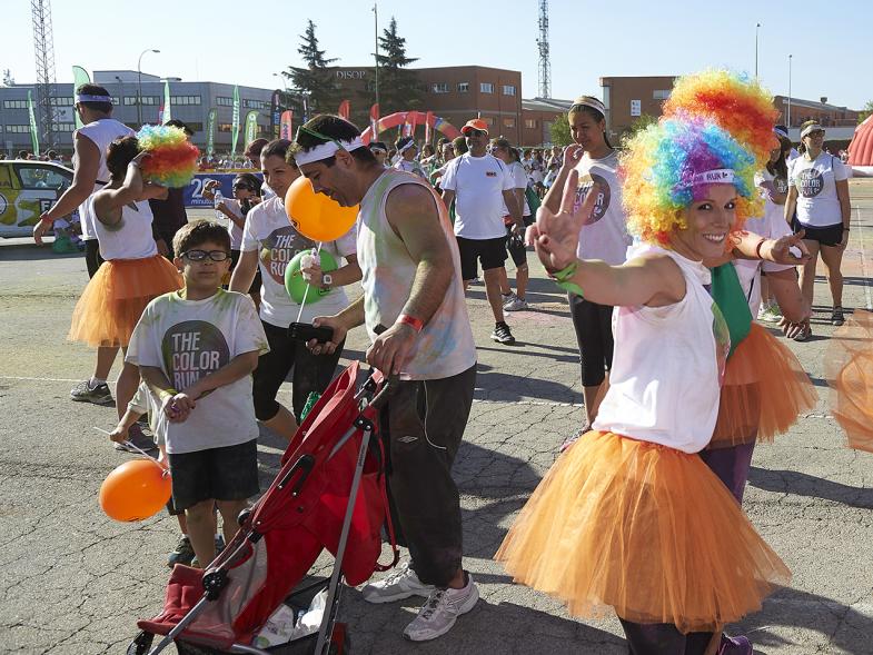 Carrera Color Run - Imagen de participantes en la carrera.